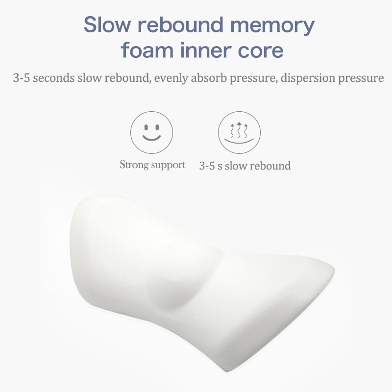 Office Lumbar Pillow Memory Foam Lumbar Cushion Slow Rebound
