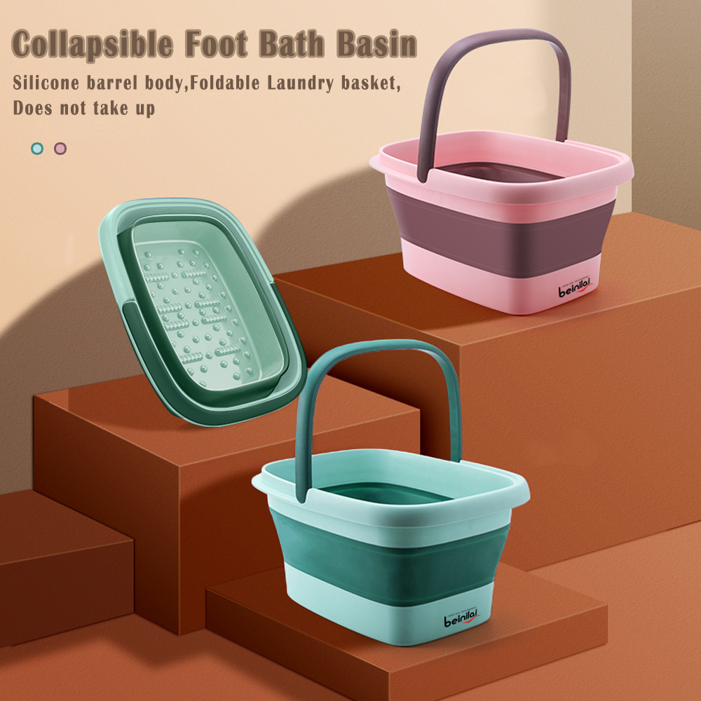 Collapsible Mop Bucket Collapsible Silicone Cleaning Mop Bucket